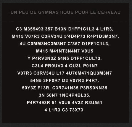 Testez votre cerveau