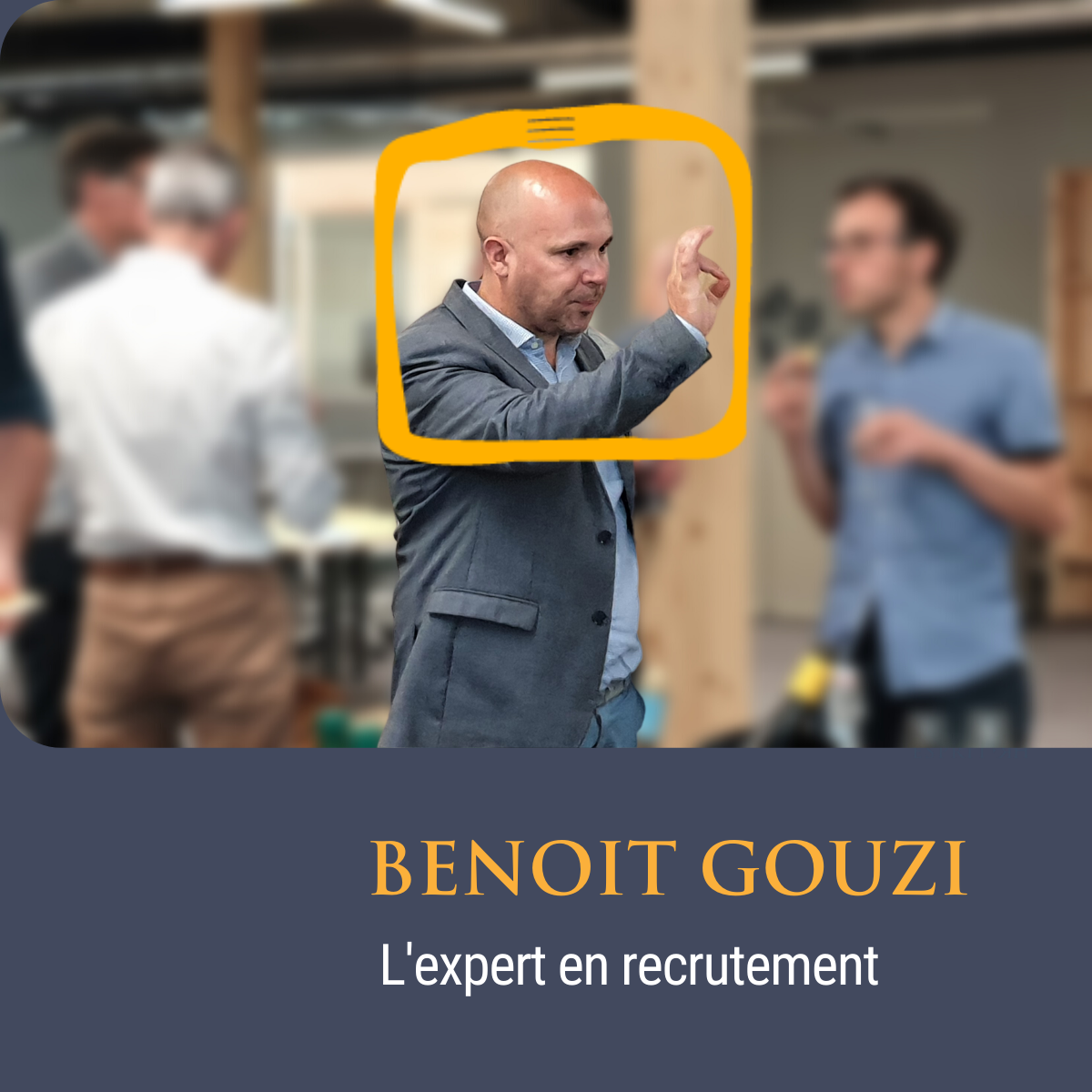 Team Esprit-RH -> Présentation de l'équipe ✅ Portrait de Benoit GOUZI