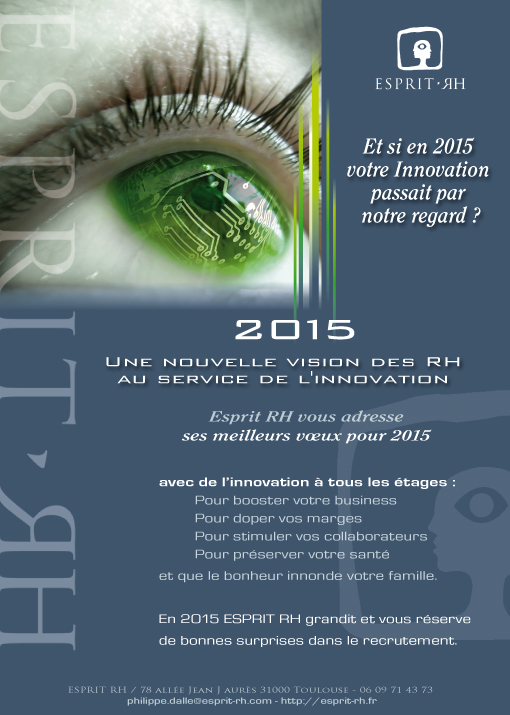 Esprit-RH vous adresse ses meilleurs vœux pour 2015